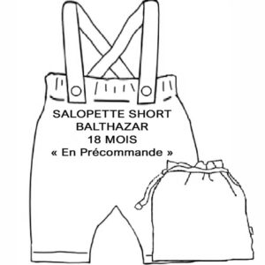 Salopette short BALTHAZAR - 18 mois