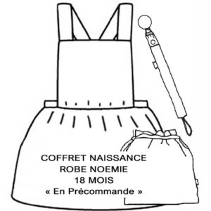 Coffret Naissance Robe NOEMIE - 18 mois