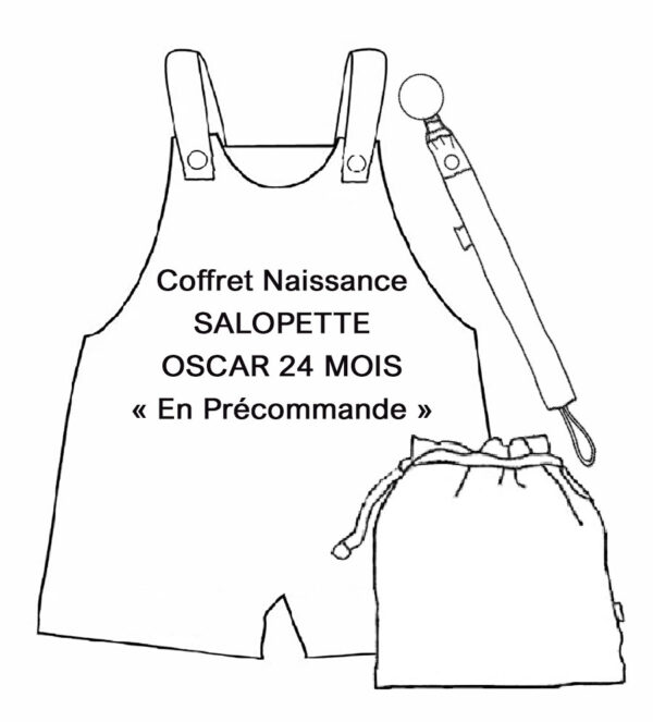 Coffret Naissance Salopette OSCAR - 24 mois