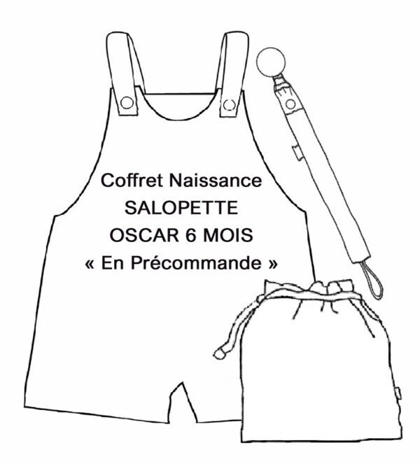 Coffret Héritage Salopette OSCAR - 6 mois