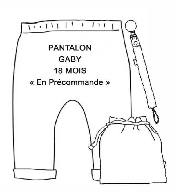 Coffret Naissance Pantalon GABY - 18 mois