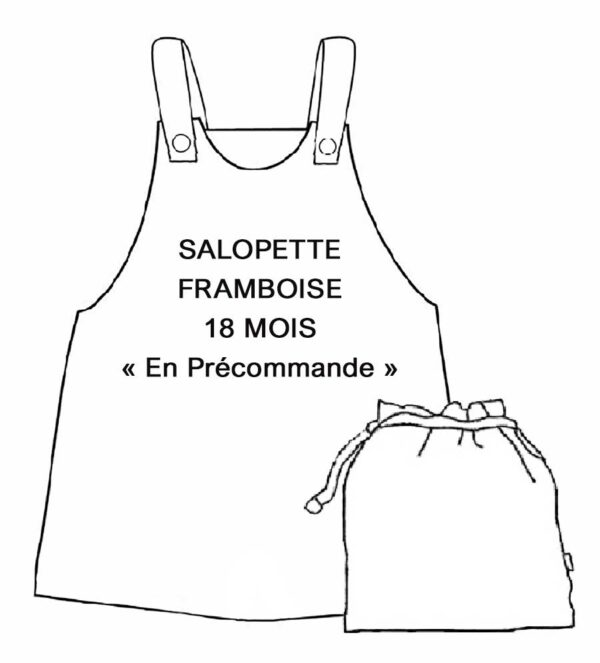 Robe FRAMBOISE - 18 mois
