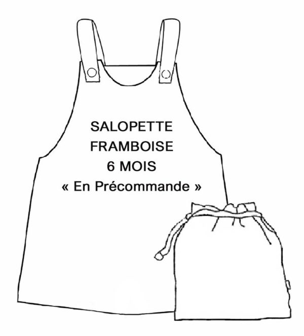 Robe FRAMBOISE - 6 mois