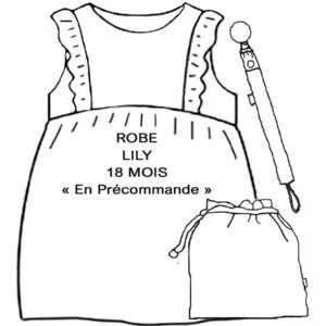 Coffret Naissance Robe LILY - 18 mois