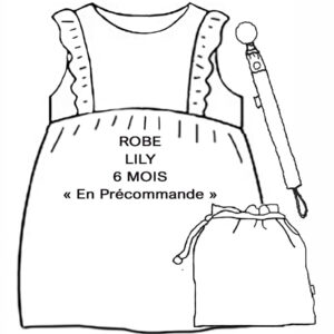 Coffret Naissance Robe LILY - 6 mois