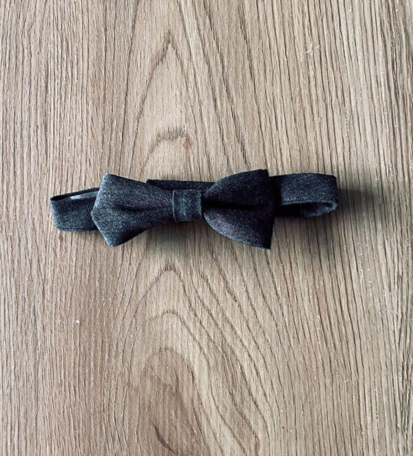 Noeud papillon chic ALFRED en tissu recyclé fabriqué à partir de vêtements adultes recyclés