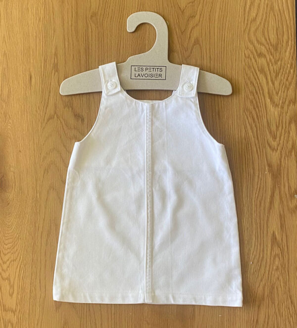 Robe FRAMBOISE blanc - 18 mois