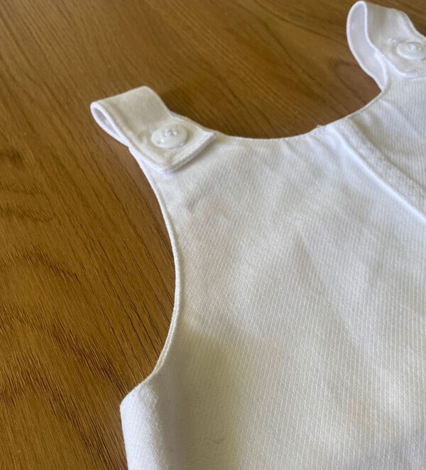 Robe FRAMBOISE blanc - 18 mois – Image 2
